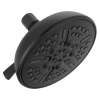 75898BL Universal Showering Components 8-Setting Shower Head, Matte Black