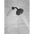 75898CBL Universal Showering Components 8-Setting Shower Head, Matte Black