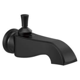 RP100196BL Dorval Pull-up Diverter Tub Spout, Matte Black