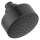 RP101842BL Modern Round Showerhead, Matte Black
