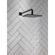 RP62955BL Universal Showering Components Single Setting Overhead Showerhead, Matte Black