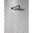 RP62955BL Universal Showering Components Single Setting Overhead Showerhead, Matte Black