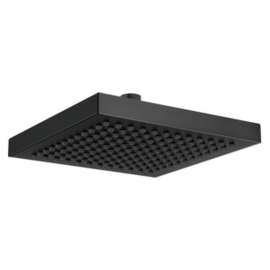 RP50841BL Universal Showering Components Raincan Single-Setting Shower Head, Matte Black