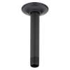 RP61058BL Universal Showering Components Shower Arm & Flange 6" Ceiling Mount, Matte Black