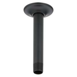 RP61058BL Universal Showering Components Shower Arm & Flange 6" Ceiling Mount