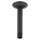 RP61058BL Universal Showering Components Shower Arm & Flange 6" Ceiling Mount, Matte Black