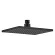 RP62955BL Universal Showering Components Single Setting Overhead Showerhead, Matte Black