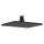 RP62955BL Universal Showering Components Single Setting Overhead Showerhead, Matte Black
