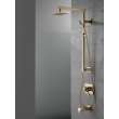 RP62955CZPR Universal Showering Components Single-Setting Raincan Shower Head, Lumicoat Champagne Bronze