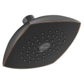 RP64859OB Universal Showering Components Touch-Clean Raincan Single-Setting Shower Head, Oil Rubbed Bronze