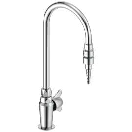 W6601-9 6.00-in x 1.50-in x 15.00-in Single Handle Deck-Mount Water Faucet, Chrome