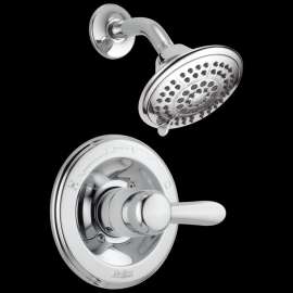 Lahara T14238 Shower Trim Single Function Pressure Balanced Less Rough-in in Polished Chrome