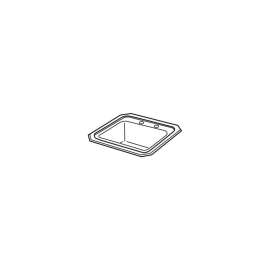 Celebrity BCR151 15-in x 15-in x 6-1/8-in 20 Gauge Stainless Steel Single Bowl Drop-in Bar Sink with 1 Faucet Hole in Brushed Satin