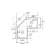 Stainless Steel Double Bowl Top Mount Sink with 3 Faucet Holes in Brushed Satin