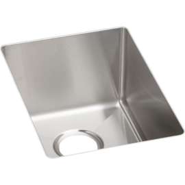 Stainless Steel Single Bowl Undermount Bar Sink in Polished Satin
