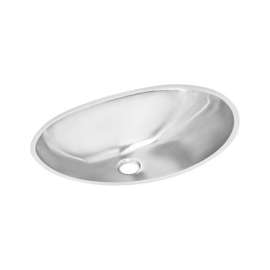 Asana Lustertone ELUH1811 Stainless Steel Single Bowl Undermount Sink in Lustrous Highlighted Satin