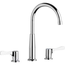 LKD232SBH5C Kitchen 3-Hole Faucet in Chrome