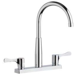 LKD2423BHC Kitchen 3-Hole Faucet in Chrome