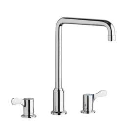 LKD2432C Kitchen 3-Hole Faucet in Chrome
