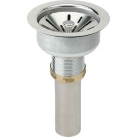 LK35 Kitchen Drain Fitting in Stainless Steel