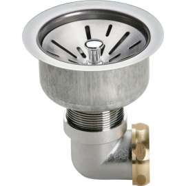 LK35L Kitchen Drain Fitting in Stainless Steel