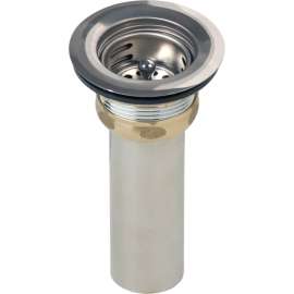 LK58 Kitchen Drain Fitting in Stainless Steel