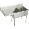 Sturdibilt SS8260LOF4 Commercial Scullery Sink with 4 Faucet Holes in Buffed Satin