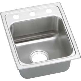LRAD151765 Stainless Steel Single Bowl Top Mount Sink