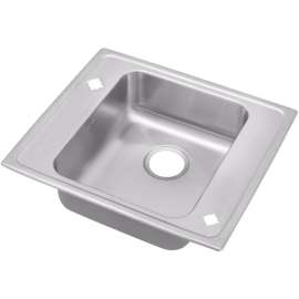 DRKAD222065 Stainless Steel Single Bowl Top Mount Sink