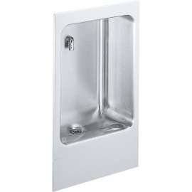 Wall Mount Fully Recessed Drinking Fountain in Stainless Steel