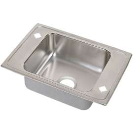 DRKR2522 Stainless Steel Single Bowl Top Mount Sink