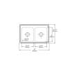 Stainless Steel Double Bowl Top Mount Quick-Clip Sink with 5 Faucet Holes in Lustrous Highlighted Satin