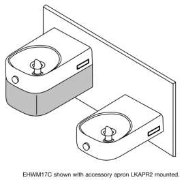 LKAPR2 Accessory - Cane Apron in Stainless Steel