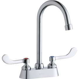 LK406GN05T4 Commercial 2-Hole Faucet in Chrome