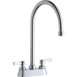 LK406GN08L2 Commercial 2-Hole Faucet in Chrome