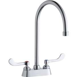 LK406GN08T4 Commercial 2-Hole Faucet in Chrome