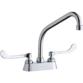 LK406HA08T6 Commercial 2-Hole Faucet in Chrome