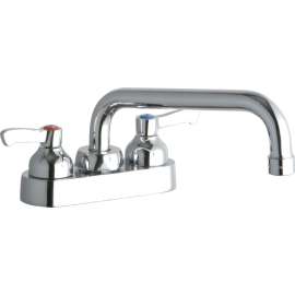 LK406TS08L2 Commercial 2-Hole Faucet in Chrome