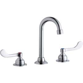 LK800GN04T4 Commercial 3-Hole Faucet in Chrome