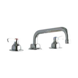 LK800TS08L2 Commercial 3-Hole Faucet in Chrome