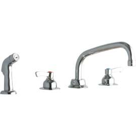 LK801AT08L2 Commercial 4-Hole Faucet in Chrome