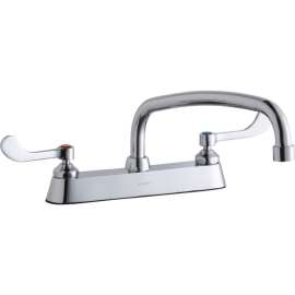 LK810AT12T4 Commercial 3-Hole Faucet in Chrome