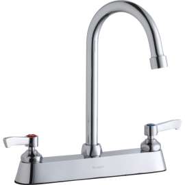 LK810GN05L2 Commercial 3-Hole Faucet in Chrome