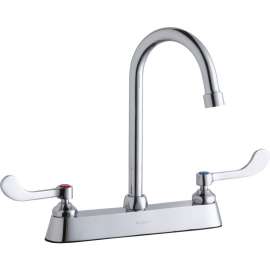 LK810GN05T4 Commercial 3-Hole Faucet in Chrome