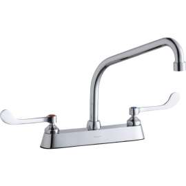 LK810HA10T6 Commercial 3-Hole Faucet in Chrome