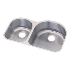DXUH3119L Stainless Steel Double Bowl Undermount Sink in Radiant Satin