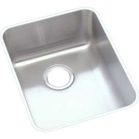 Gourmet Lustertone ELUHAD141855 Stainless Steel Single Bowl Undermount Sink in Lustrous Highlighted Satin