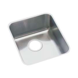 Gourmet Lustertone Stainless Steel 19-In Undermount Kitchen Sink Kit With Kitchen Sink, Bottom Grid, Faucet, Strainer, Drain Installation Kit 