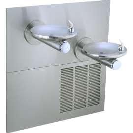 Filtered ADA Bi-Level Refrigerated Fountain in Stainless Steel