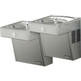 Vandal-Resistant Wall Mount Bi-Level Reverse ADA Cooler in Stainless Steel